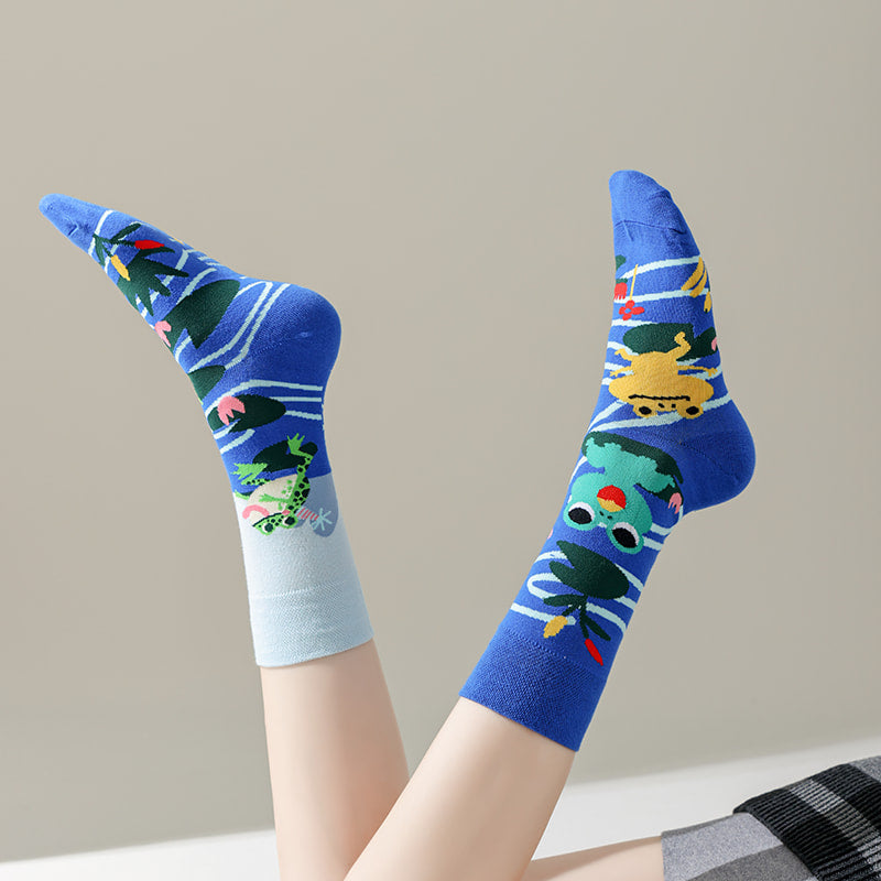 Lily Pond Sock - TheSockWave