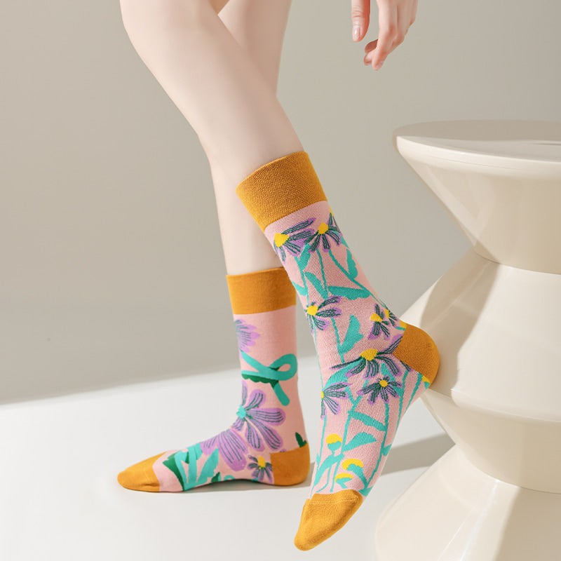 Floral Dream Socks - TheSockWave