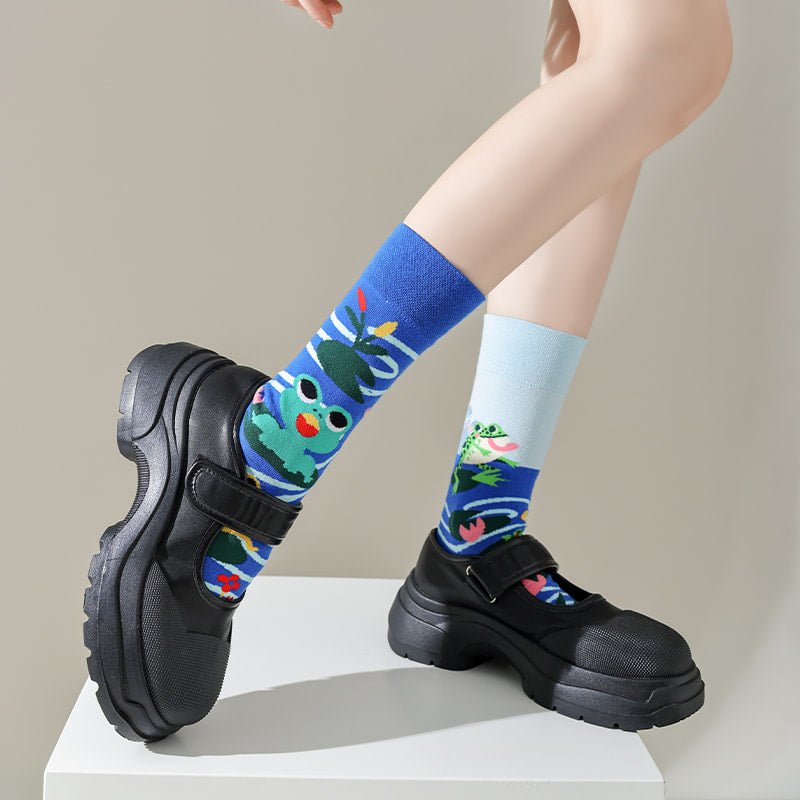 Lily Pond Sock - TheSockWave