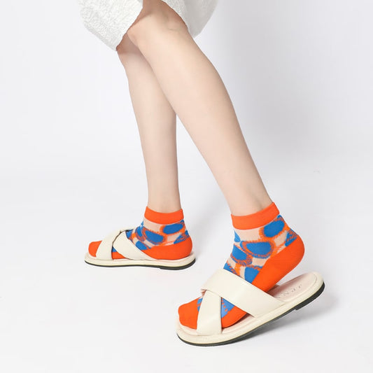 Blue Dot Stockings - TheSockWave