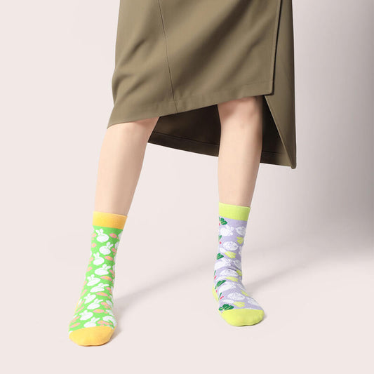 Bunny Carrot Paradise Sock - TheSockWave