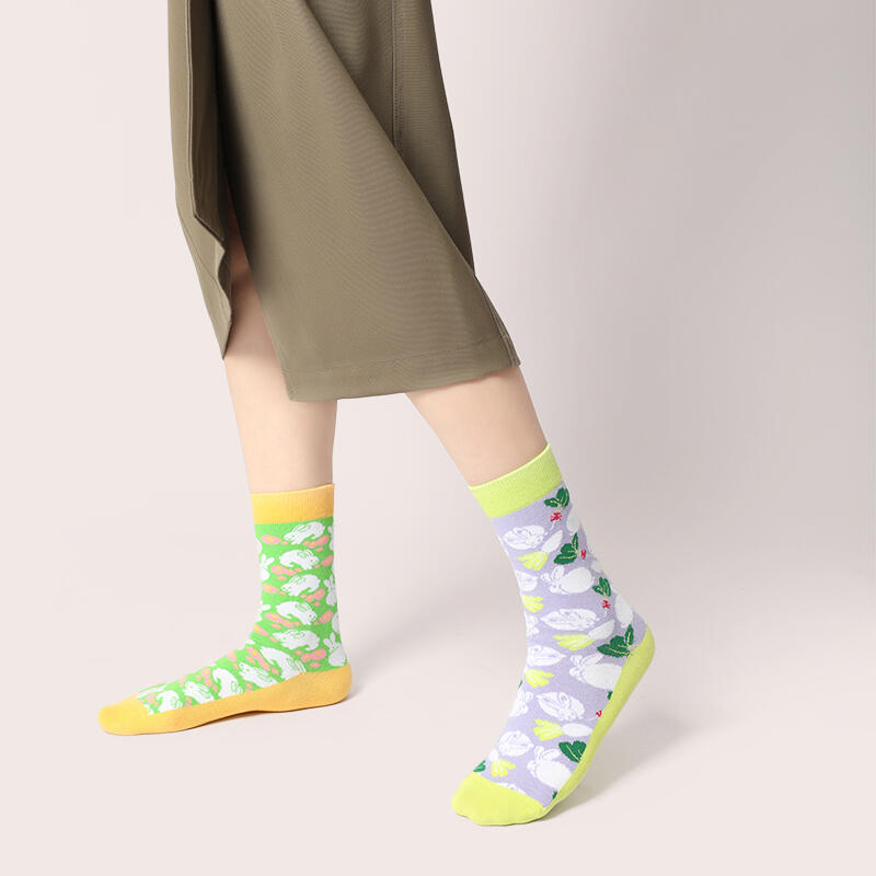 Bunny Carrot Paradise Sock - TheSockWave