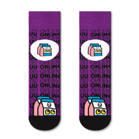 Milk Box Sock - TheSockWave