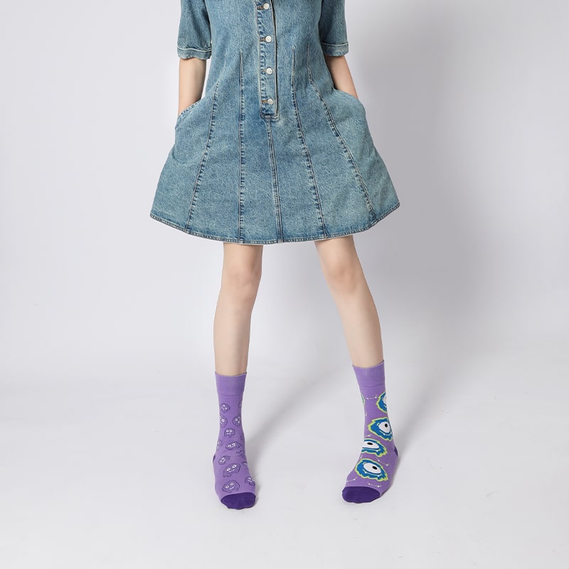 One-Eyed Alien Sock - TheSockWave