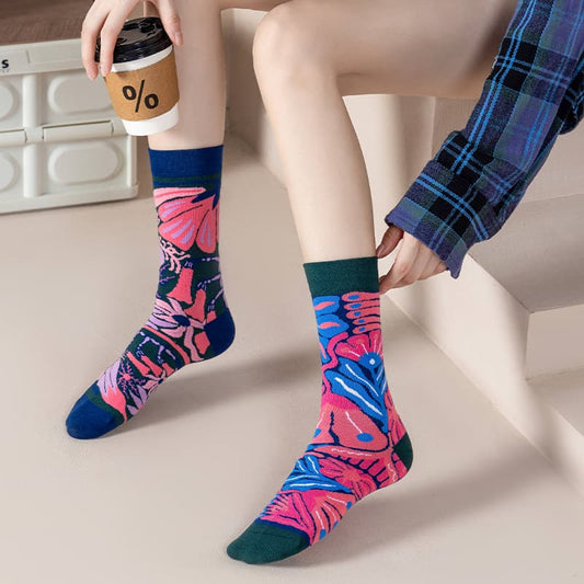 Retro Floral Sock