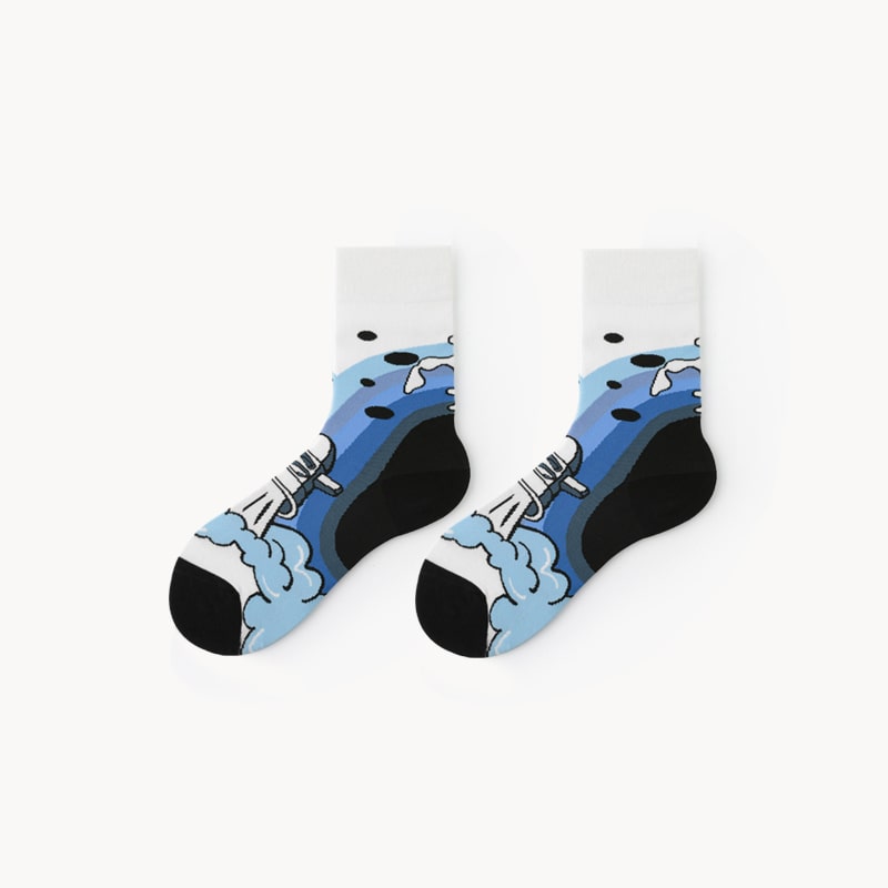 Astronaut's Black Hole Adventure Sock - TheSockWave