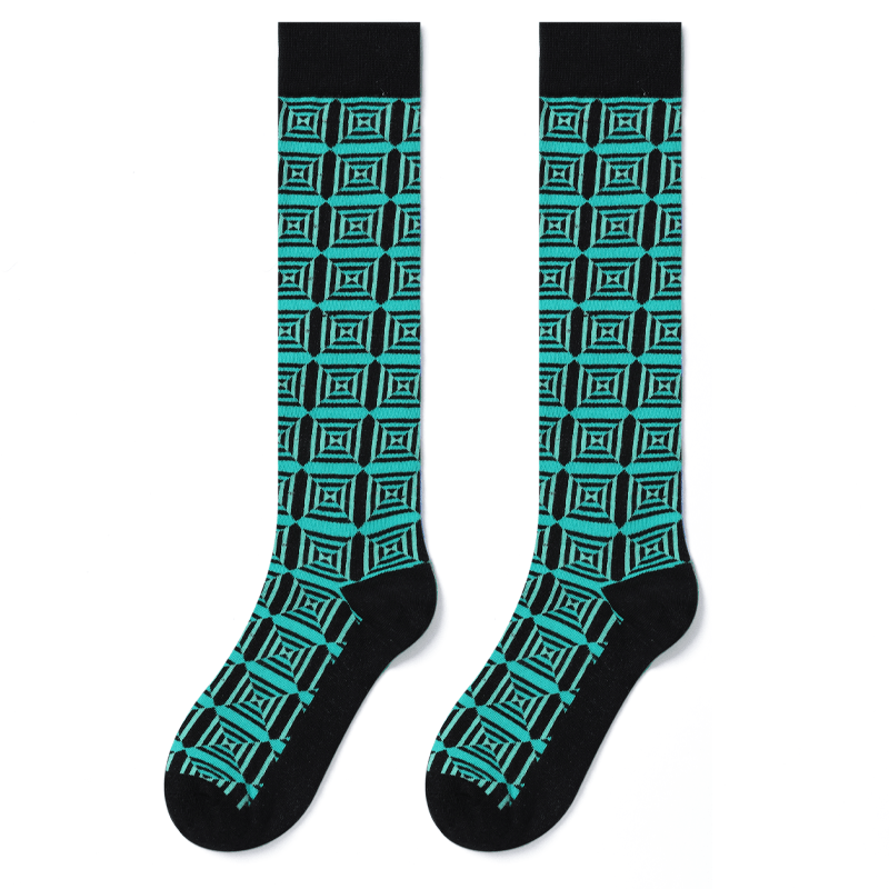 Green Plaid Sock - TheSockWave