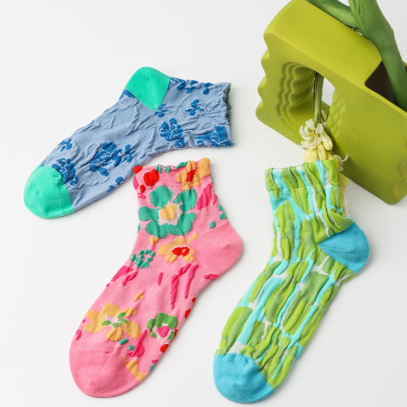 Springtime Floral Socks Set - TheSockWave