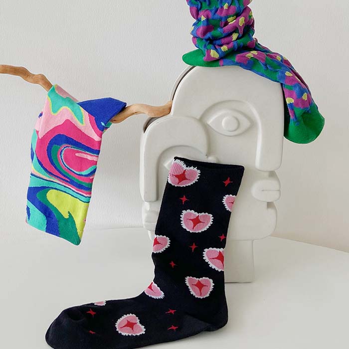 Vibrant Fantasyland Socks Set - TheSockWave